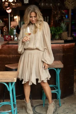 Robe courte Bliss Taupe