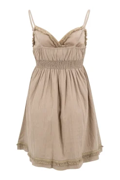 Robe courte Camila Taupe