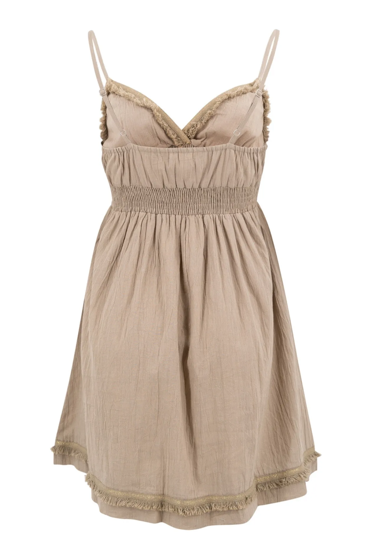 Robe courte Camila Taupe
