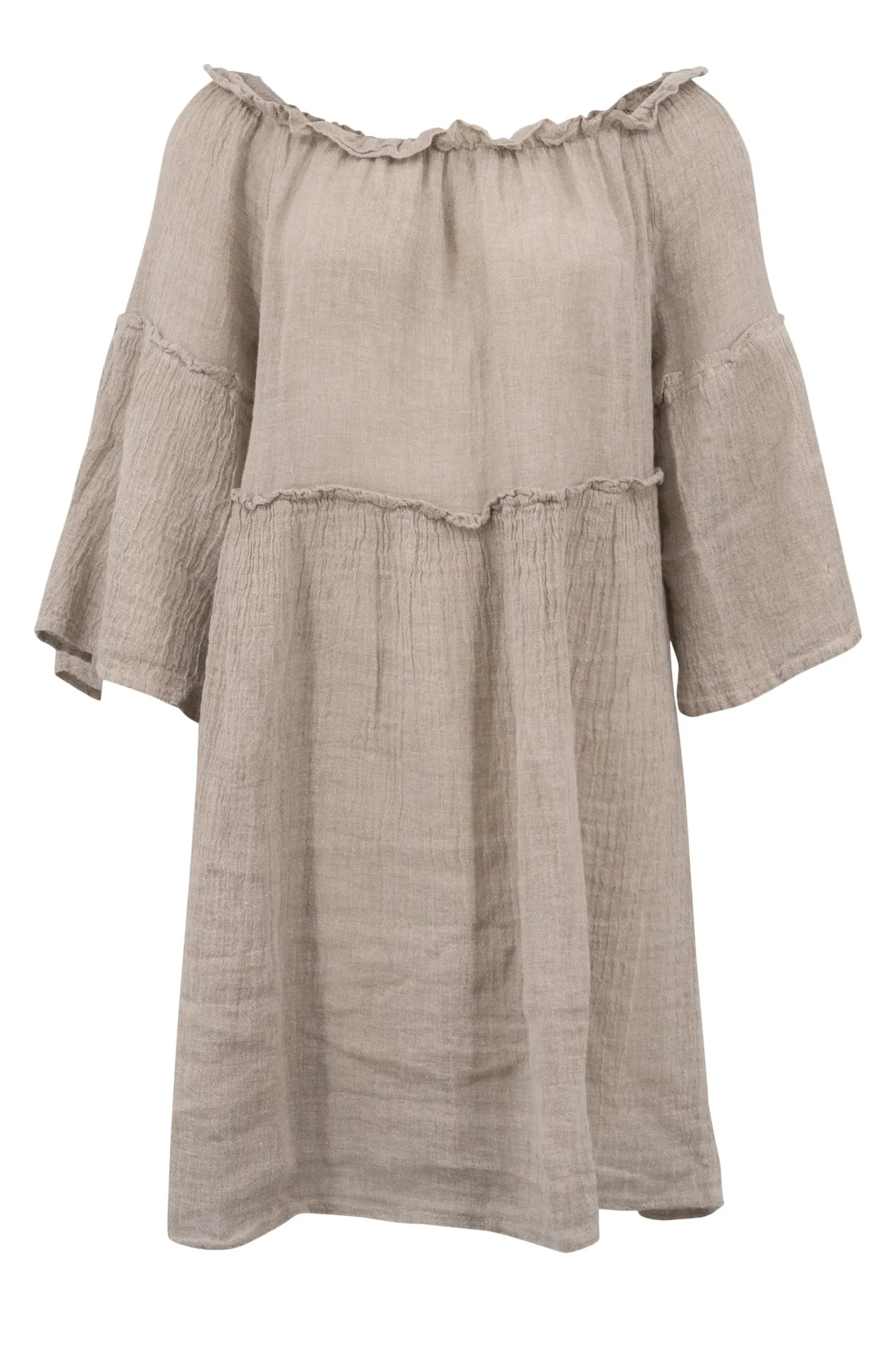 Robe courte Cira Light Taupe