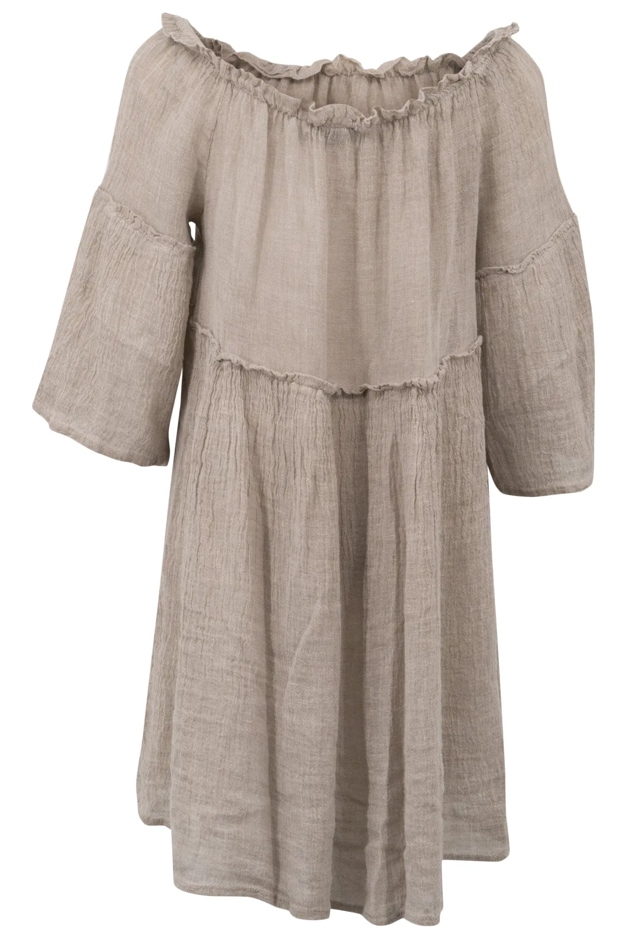 Robe courte Cira Light Taupe
