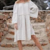 Robe courte Cira Sand