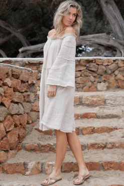 Robe courte Cira Sand
