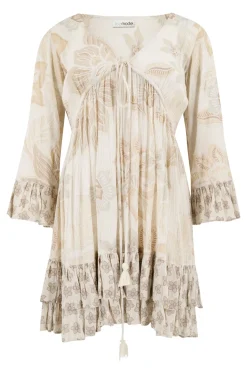 Robe courte Dantae Flower Ivory print