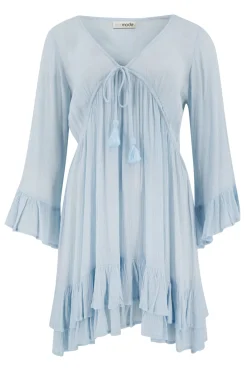 Robe courte Dantae Flower Bleu pâle
