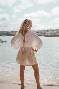 Robe courte Emilia Blanc/ sable