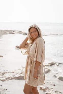 Robe courte Emilia Sand