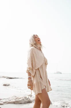 Robe courte Emilia Sand
