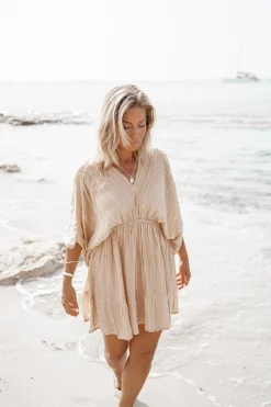 Robe courte Emilia Sand