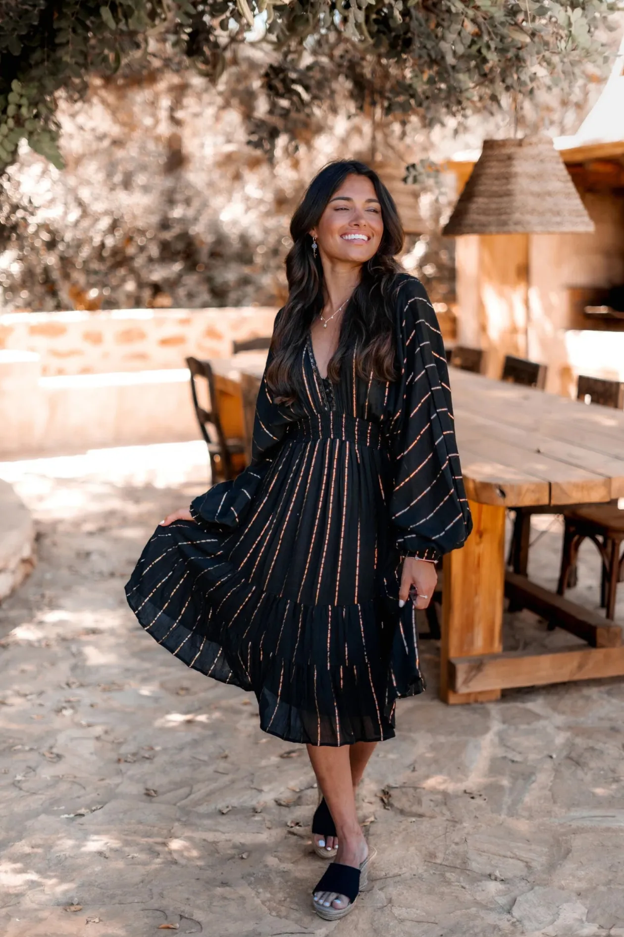 Robe courte Famme Noir
