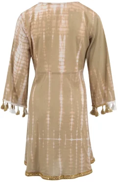 Robe courte Inessa Tie Dye Taupe