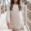 Robe courte Ivoire