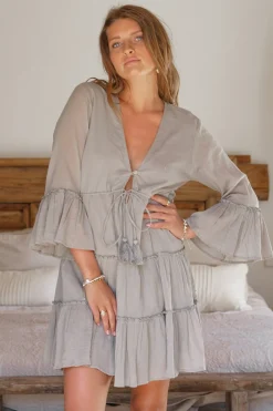 Robe courte Kaki