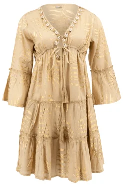 Robe courte Leafy Sand