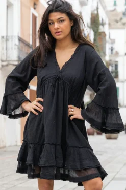 Robe courte Luna Black