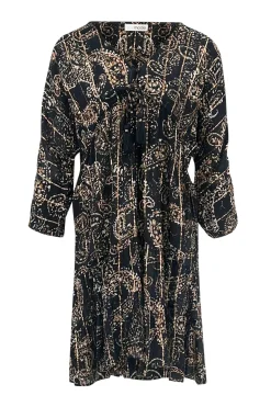 Robe courte Mio Paisley Noir