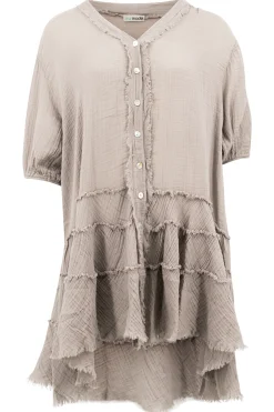 Robe courte Tejano Taupe