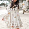 Robe courte Yola Paradise Sand
