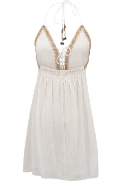 Robe courte Zamora Blanc
