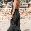 Robe dos nu Mila Noir
