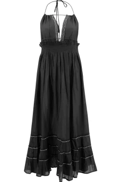 Robe dos nu Mila Noir