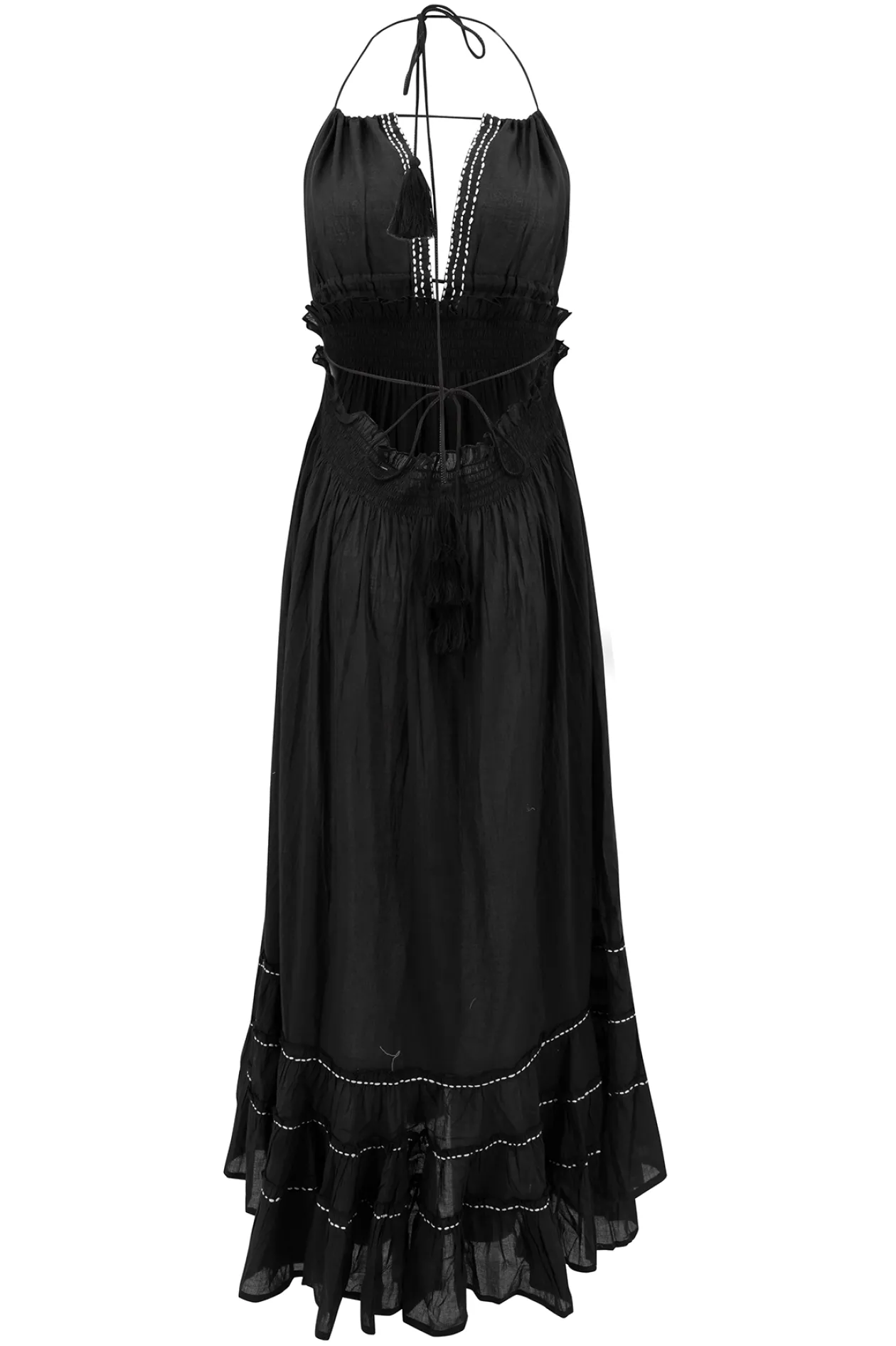 Robe dos nu Mila Noir