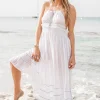 Robe dos nu Mila White