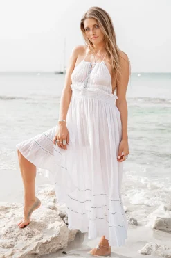 Robe dos nu Mila White
