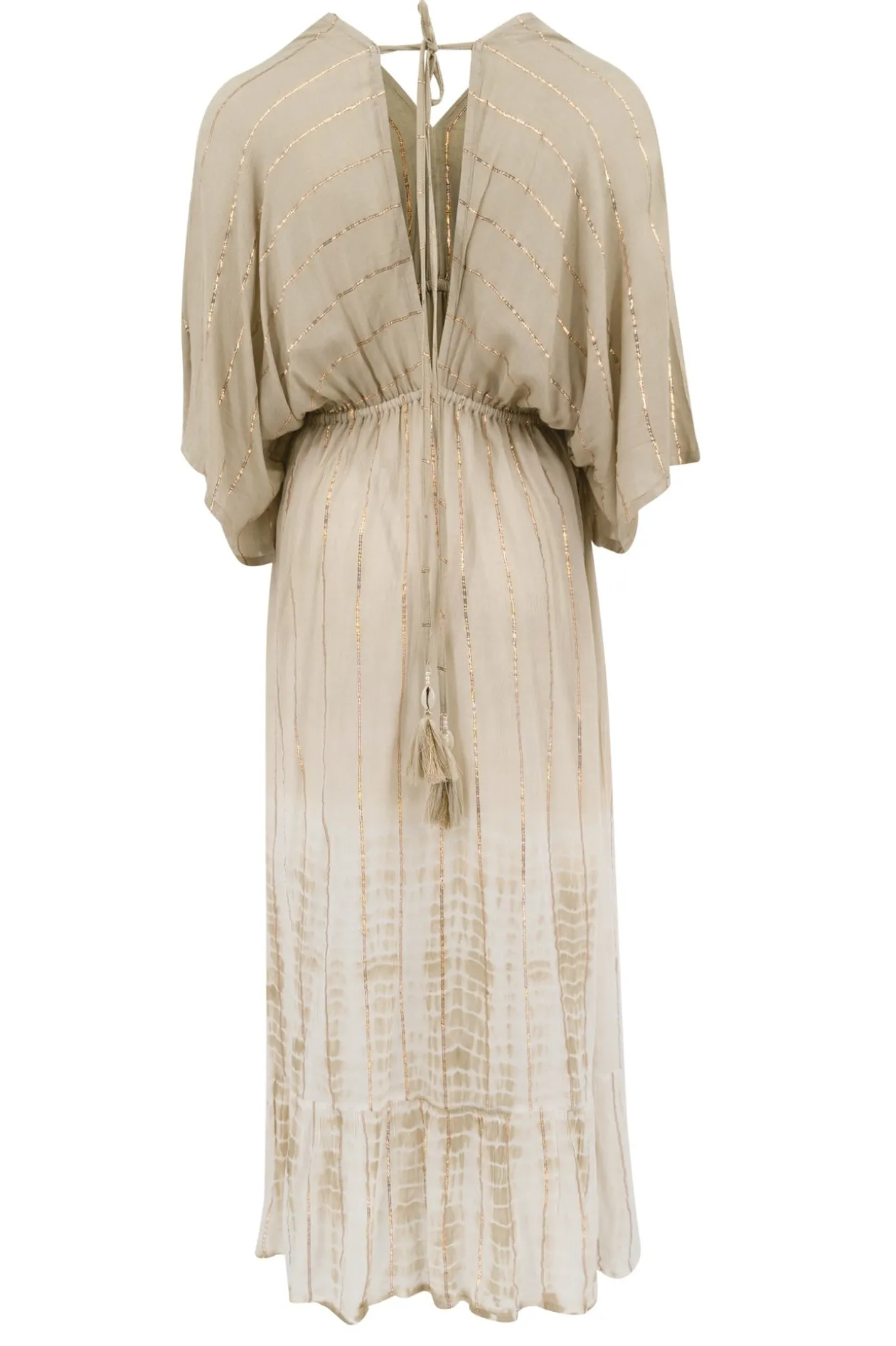 Robe Emilia Tye Dye Beige/ blanc