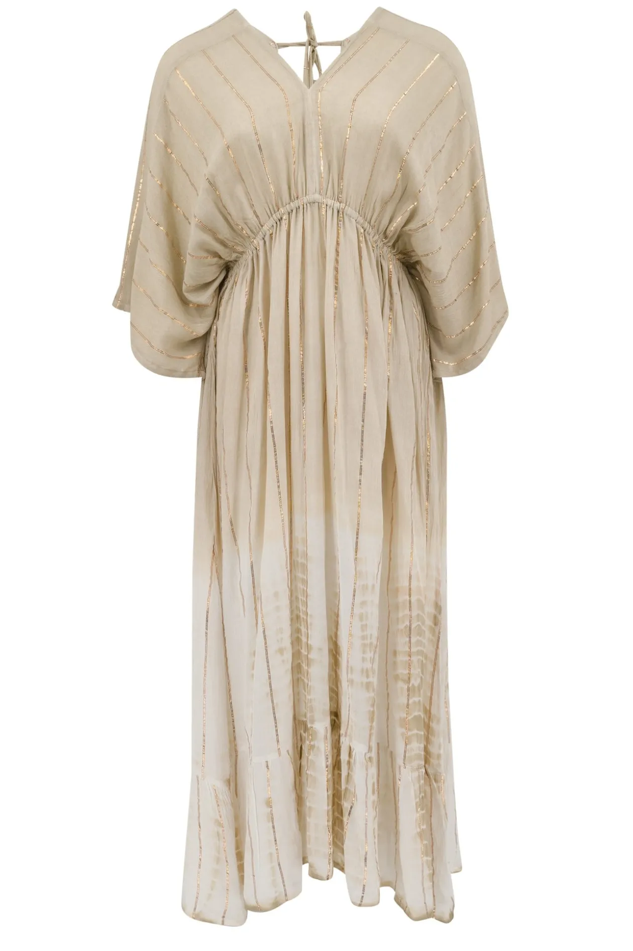 Robe Emilia Tye Dye Beige/ blanc