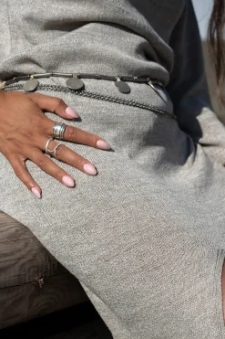 Robe en maille Elin Gris