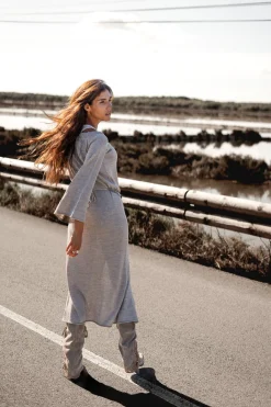 Robe en maille Elin Gris