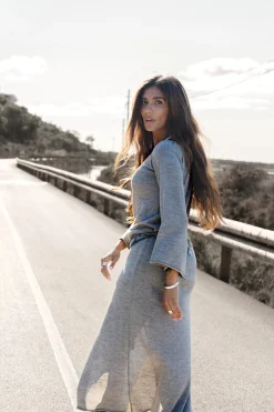 Robe en maille Elin Gris