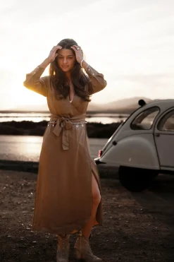 Robe en satin Faith