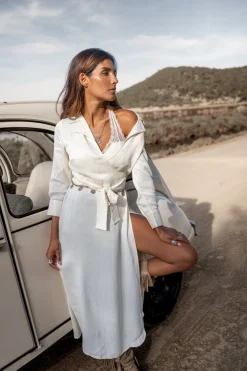 Robe en satin Faith