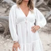 Robe Eva unie Ivoire