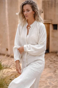 Robe Fedelia Blanc cassé