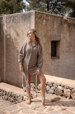 Robe Fedelia Taupe clair