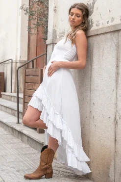 Robe gitane blanche R