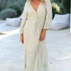 Robe Gloria Baroque Bleu pâle
