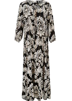 Robe Gloria Baroque Noir imprimé