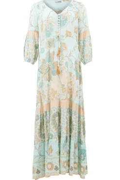 Robe Gloria Flower Aqua