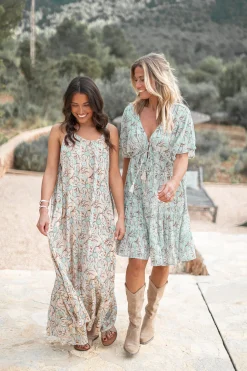Robe Imprimé menthe