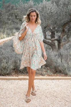 Robe Imprimé sable