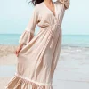 Robe Isabella Crochet Ecru