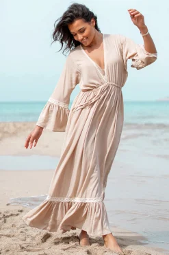 Robe Isabella Crochet Ecru