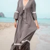 Robe Isabella Crochet Taupe