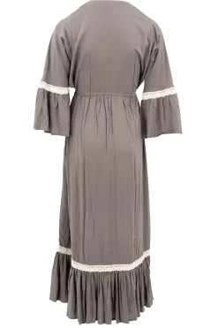 Robe Isabella Crochet Taupe