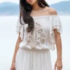 Robe Jairo Miroir Blanc