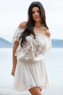 Robe Jairo Miroir Blanc